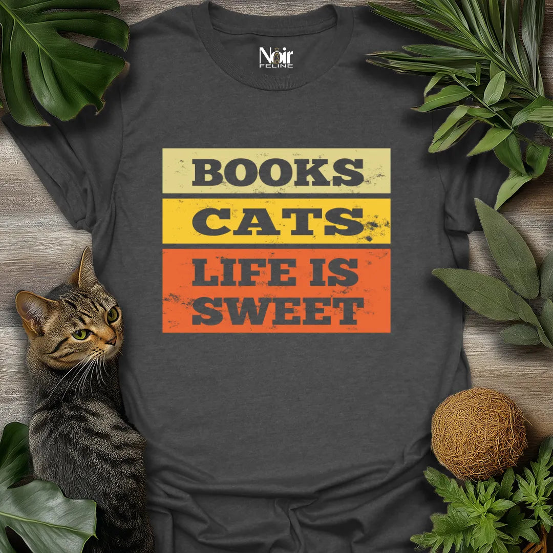 Books Cats & Life is Sweet