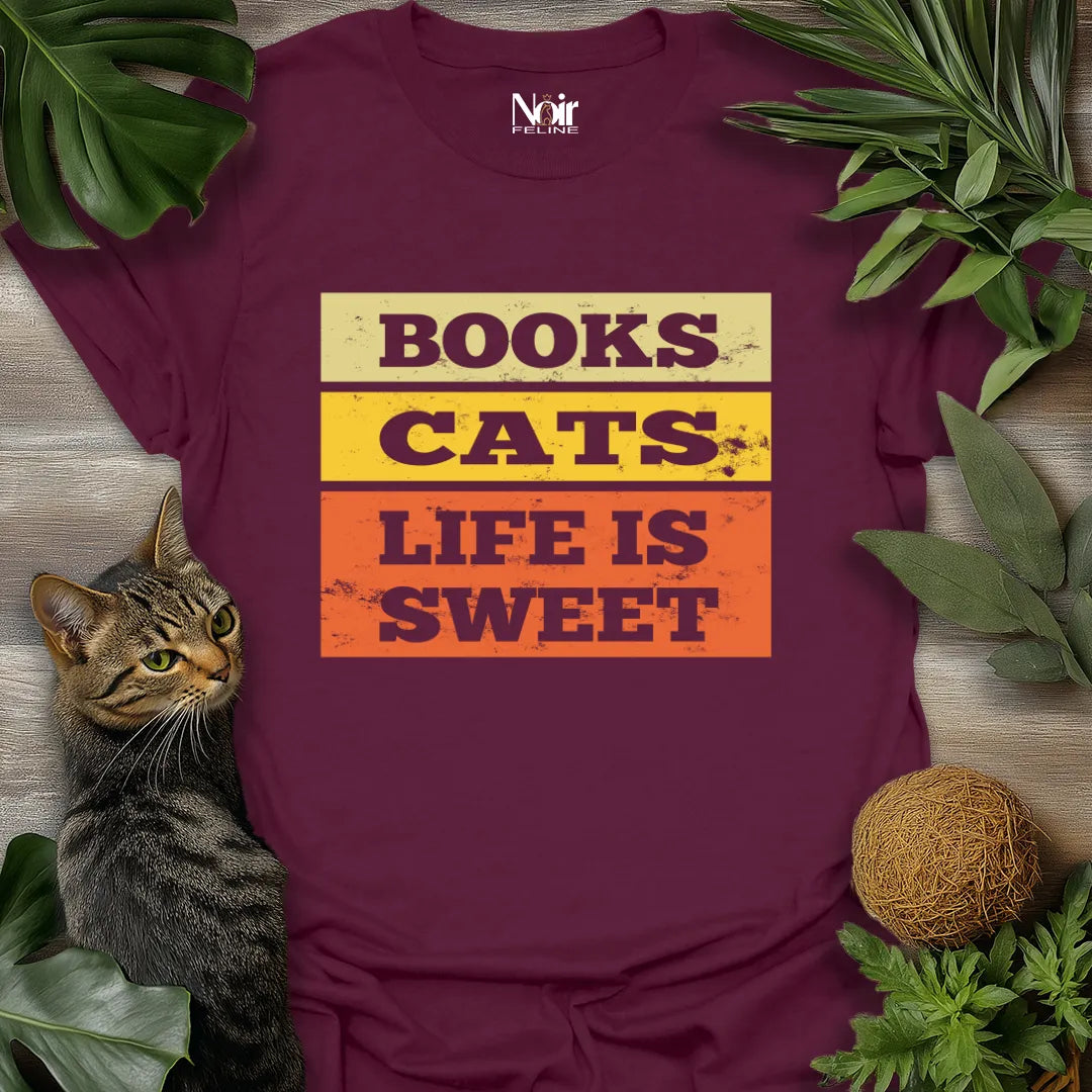 Books Cats & Life is Sweet